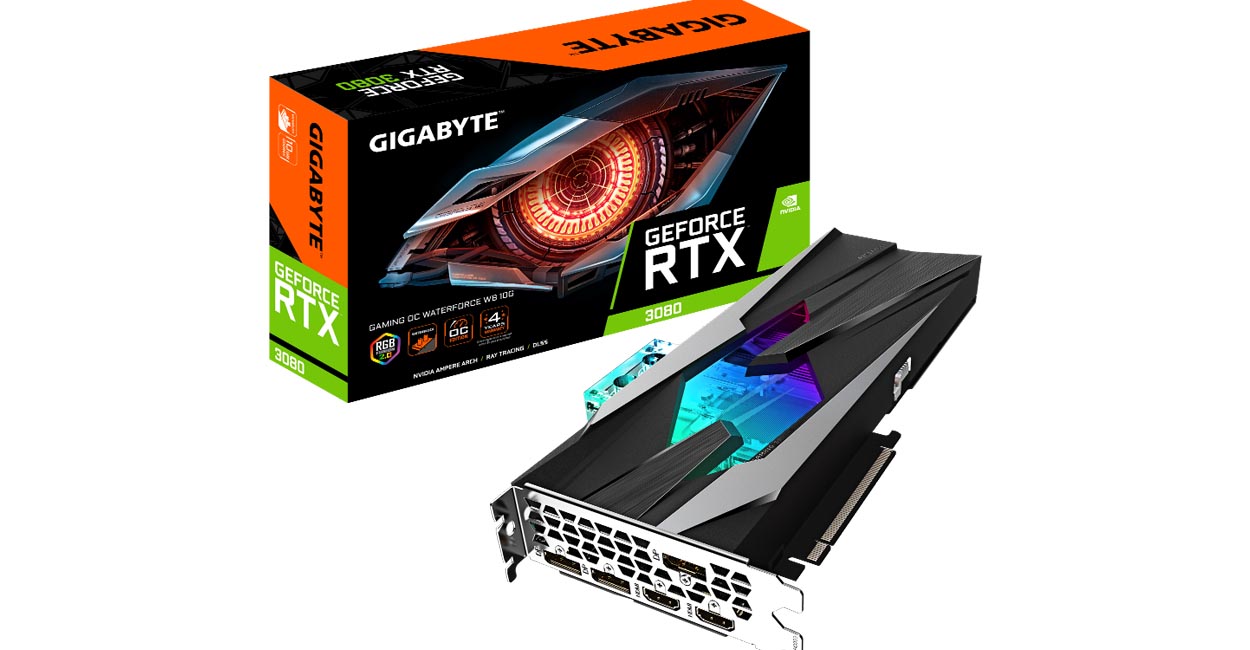 GIGABYTE GeForce RTX 3080 GAMING OC WATERFORCE WB 10G Introduced The