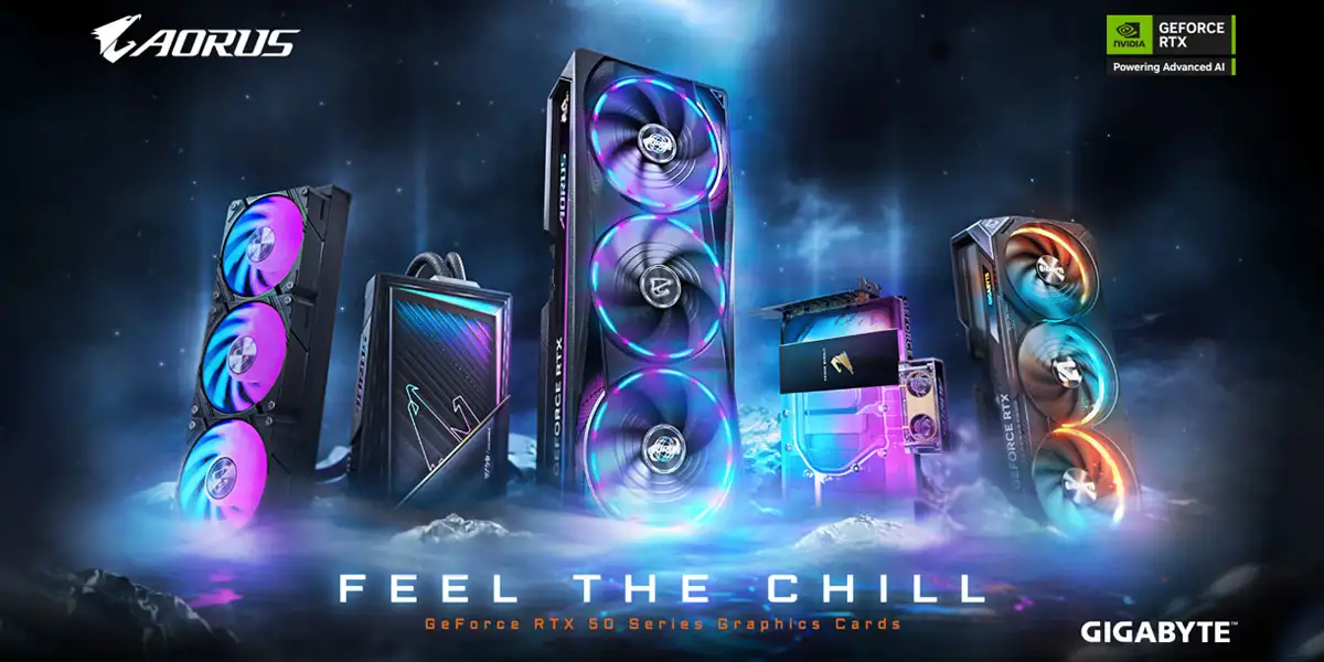 GIGABYTE Debuts NVIDIA GeForce RTX 50 Series Graphics Cards at CES 2025